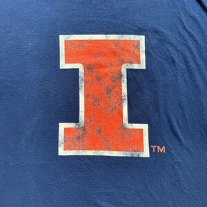 Mens Vintage Illinois Fighting Illini T Shirt